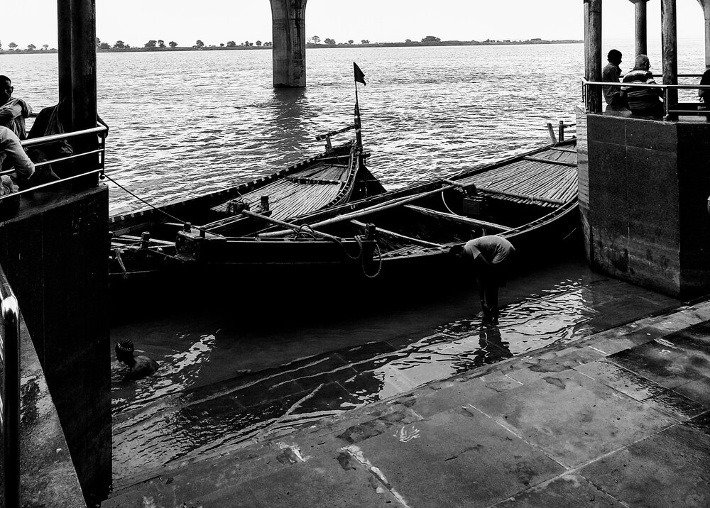 Timeless Moment at Patna Ghat