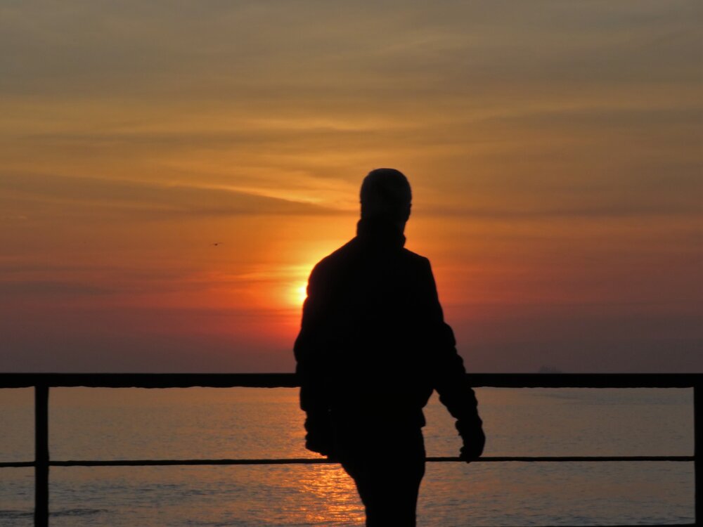 Man\'s silhouette