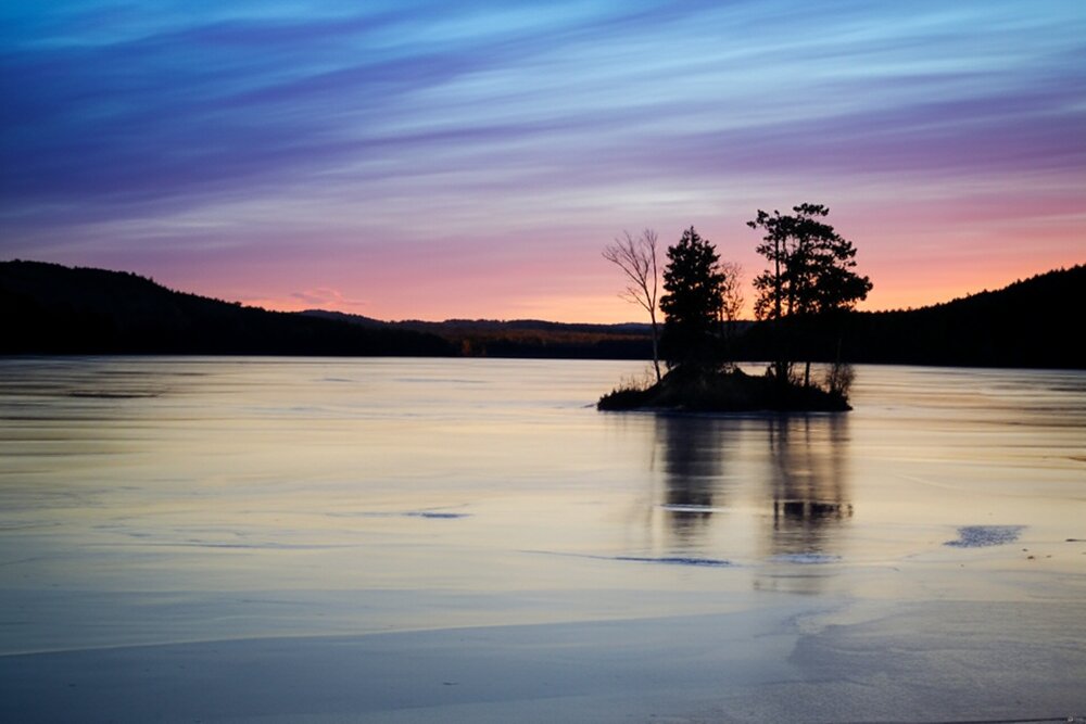 Frozen Serenity at Moose Lake
