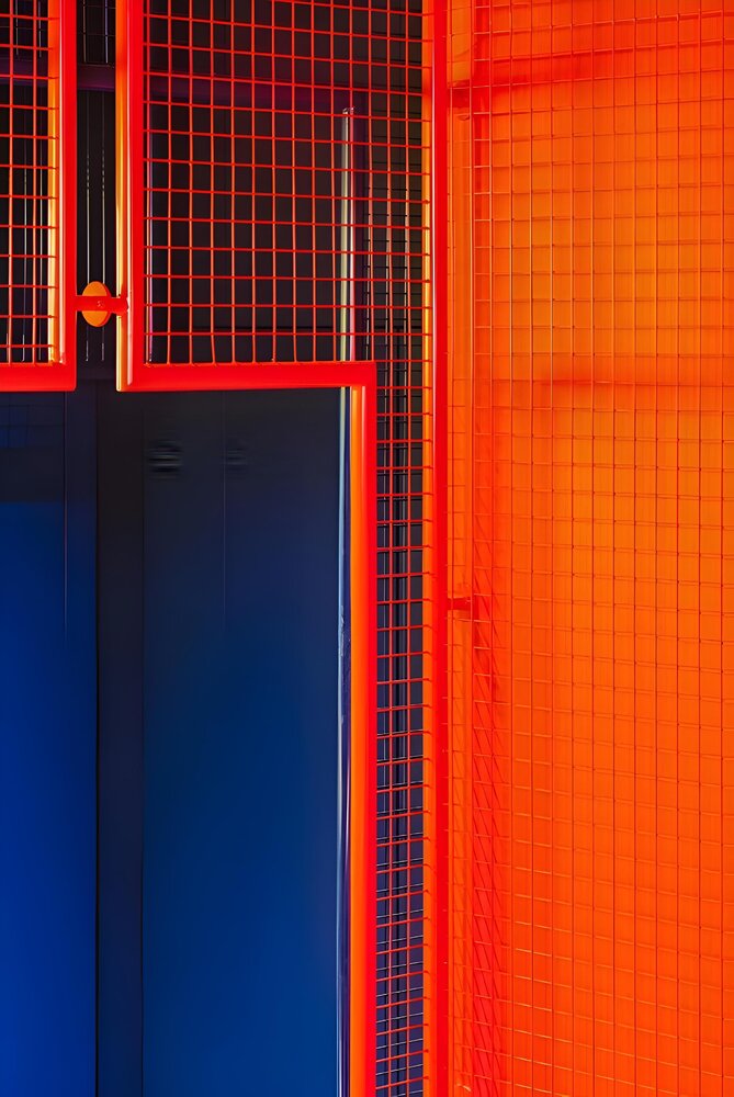 Between Orange and Blue