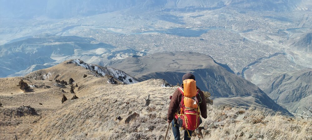 Overlooking the Danyor Valley