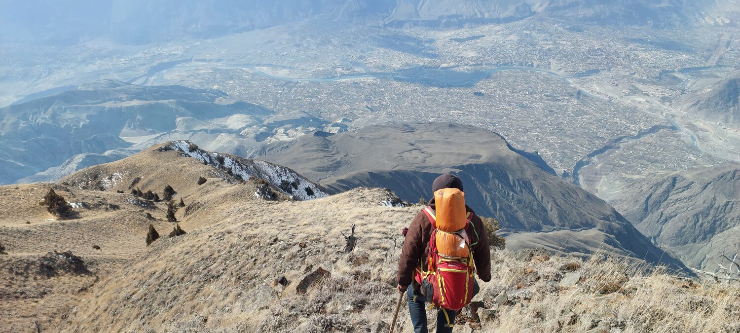 Overlooking the Danyor Valley