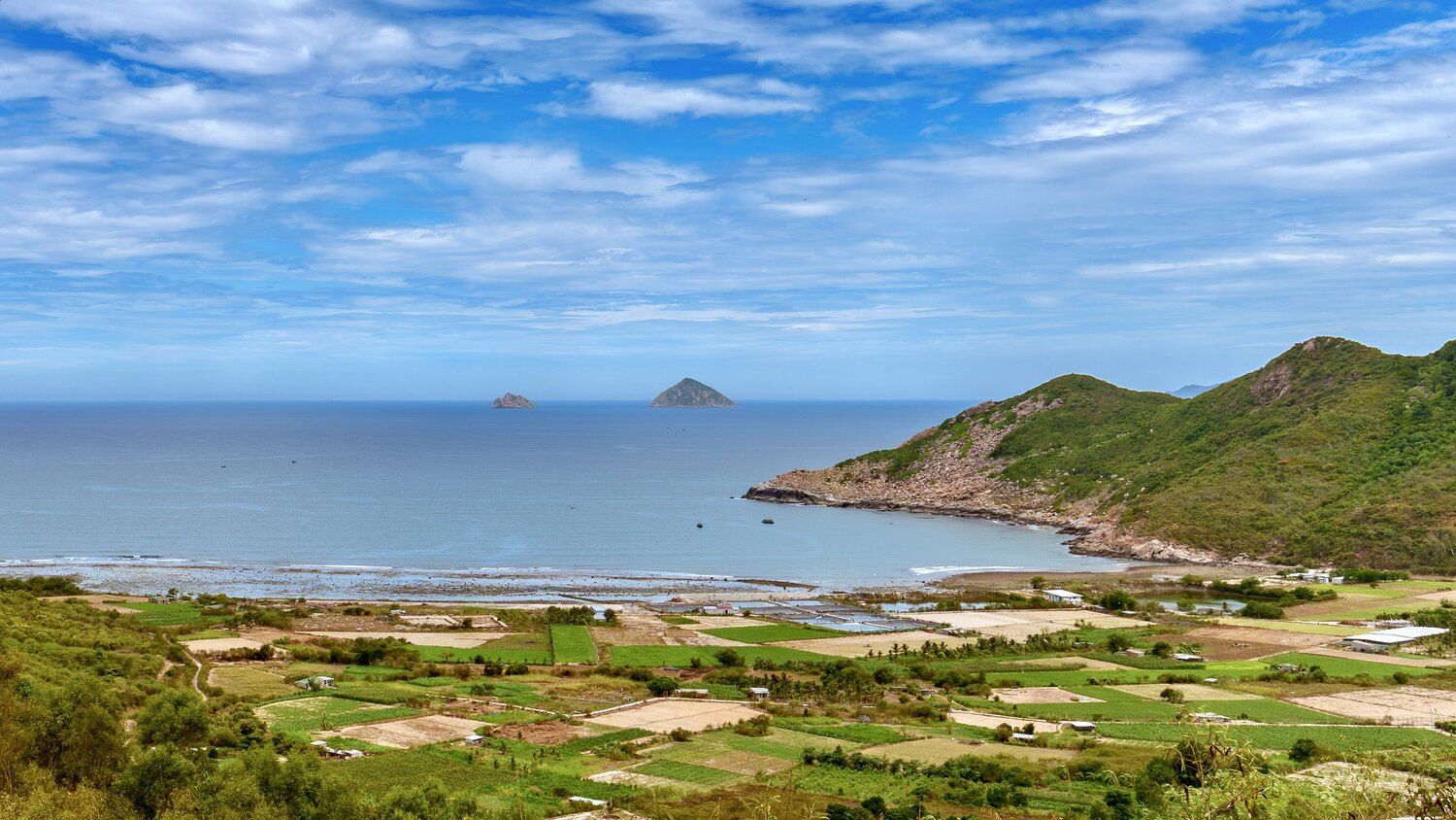 Coastal Harmony – Hills, Fields and Islands