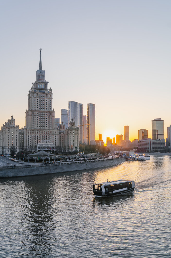 Закат в Москве
