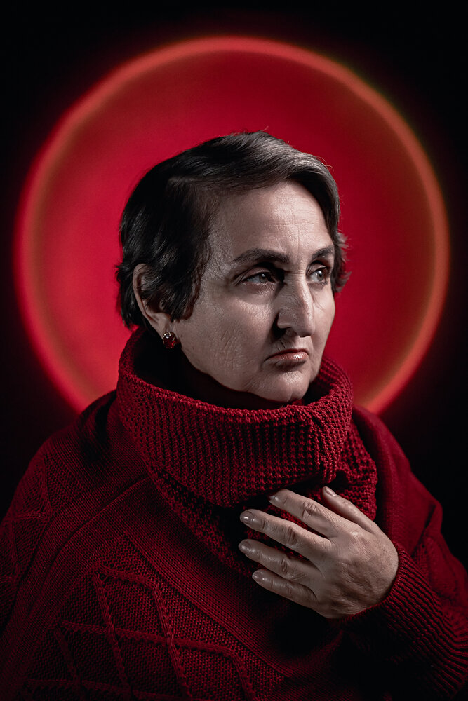 My mother portrait open