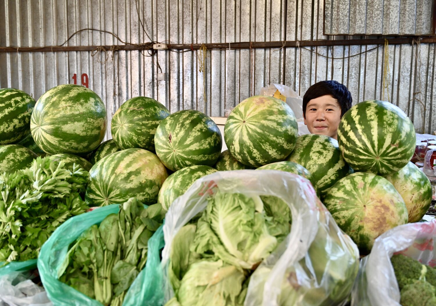 Watermelon vendor