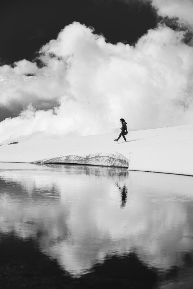 Walking Between Clouds