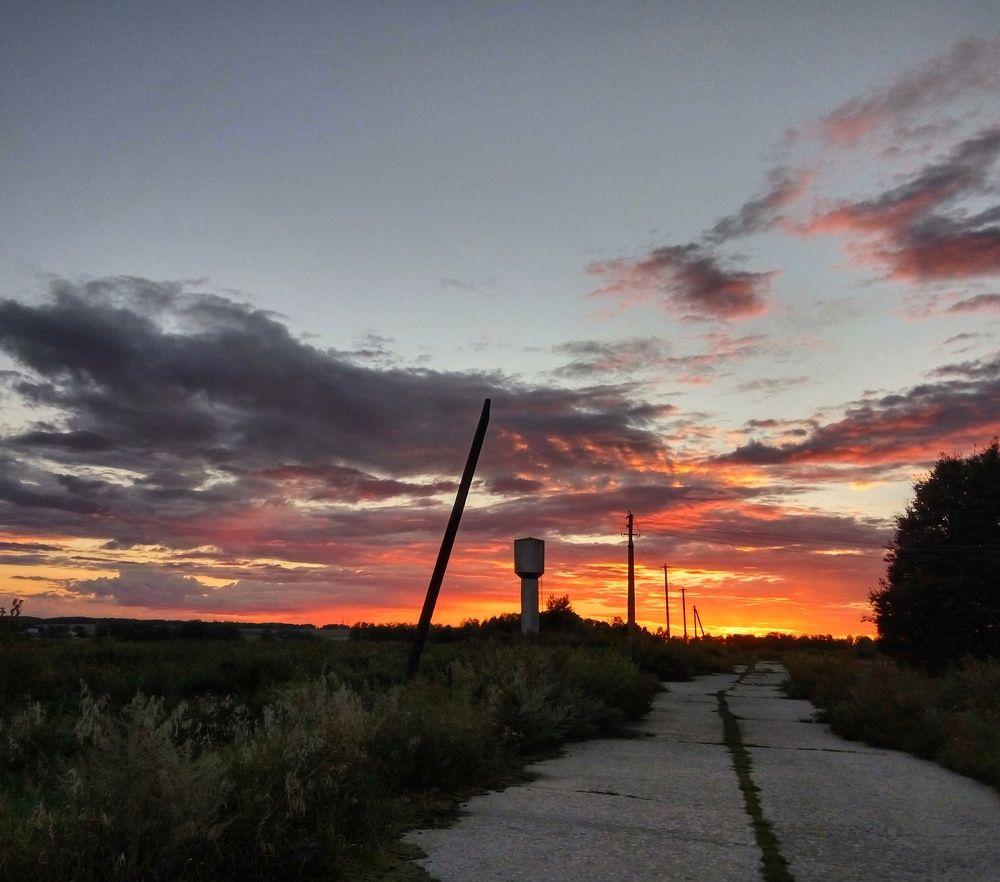 пламенное небо