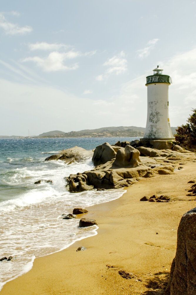 Beach with Lighthouse
