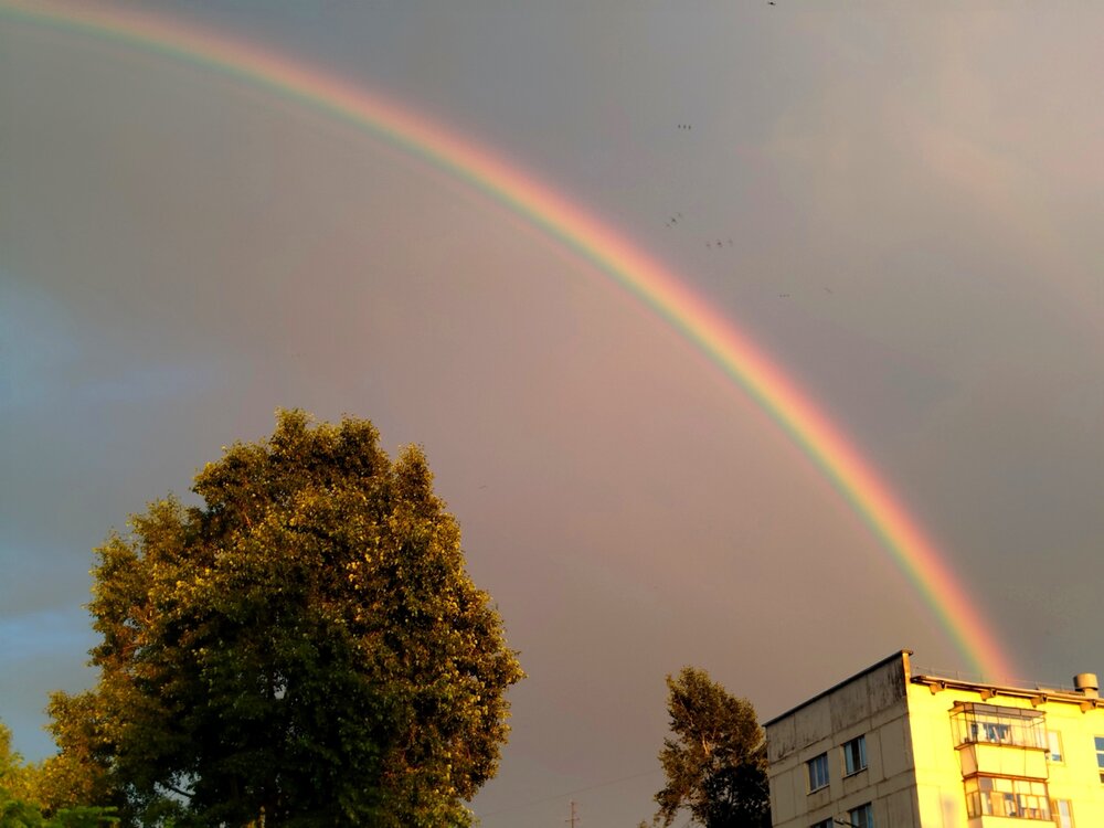 Вечерняя радуга