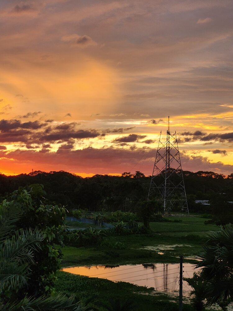 A day look after the sunset