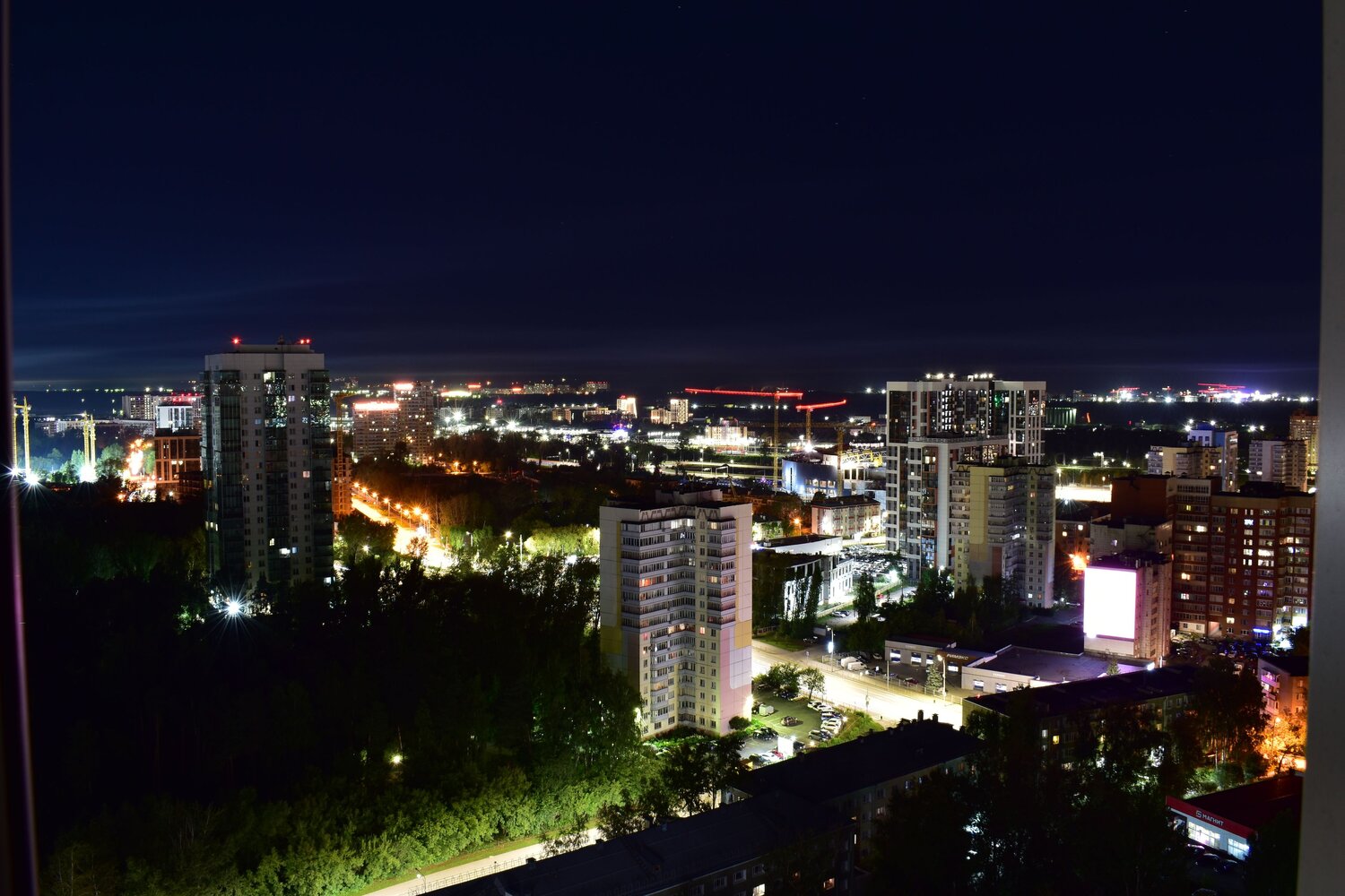 Ночной район, города Пермь.