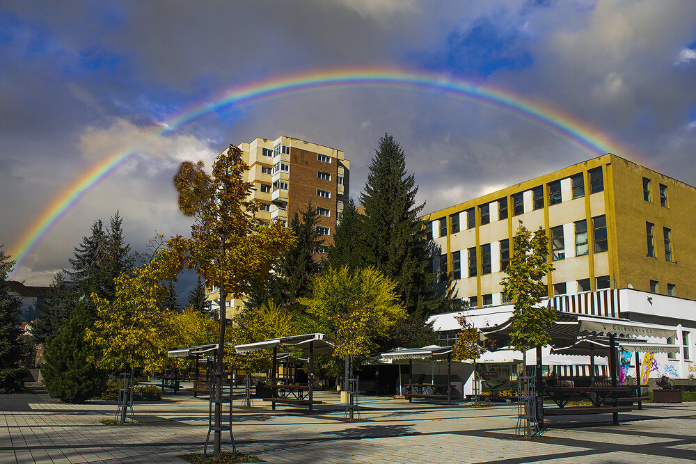 Rainbow over Miercurea Ciuc