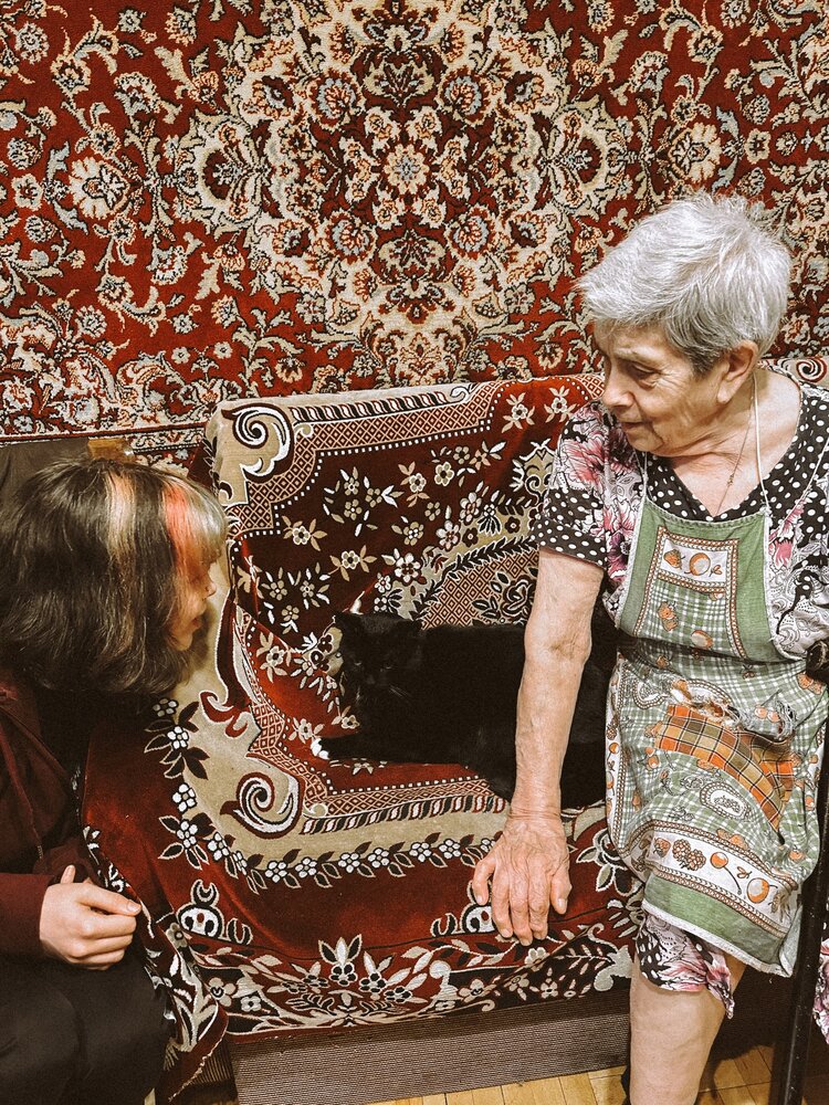 Беседа с правнучкой