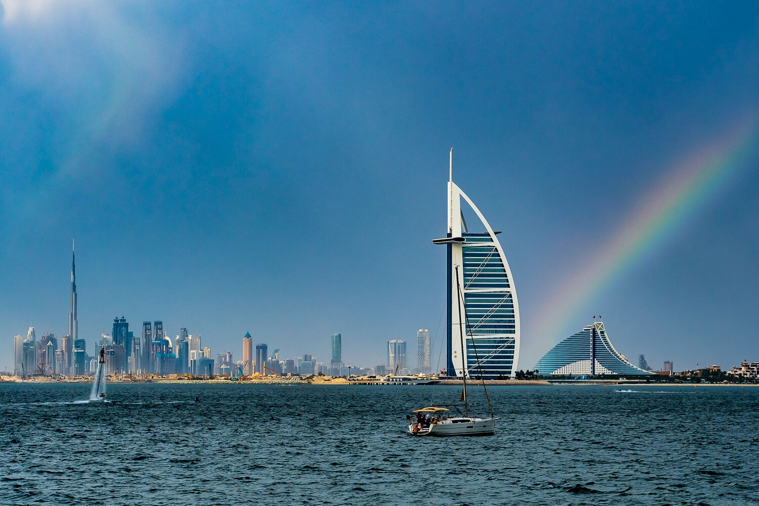 Rainbow in Dubai
