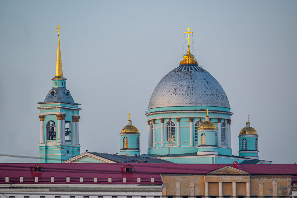 Кафедральный собор Иконы Божией Матери «Знамение» Курского Знаменского Богородицкого мужского монастыря. город Курск