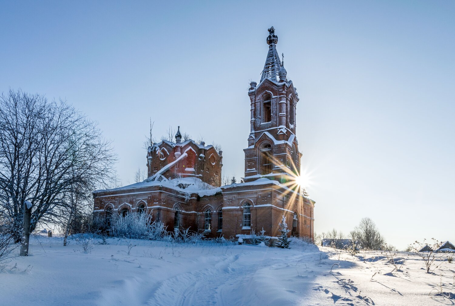 Руины Богословской церкви, село Ситемка