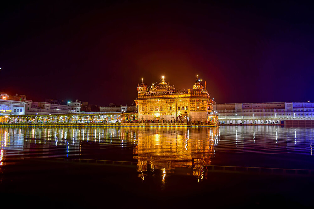 Golden Temple Amritsar, India at Night | The Golden Reflection