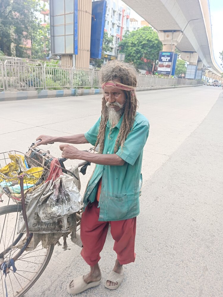 Aged man street