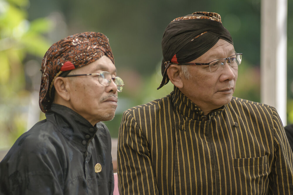 two elderly people