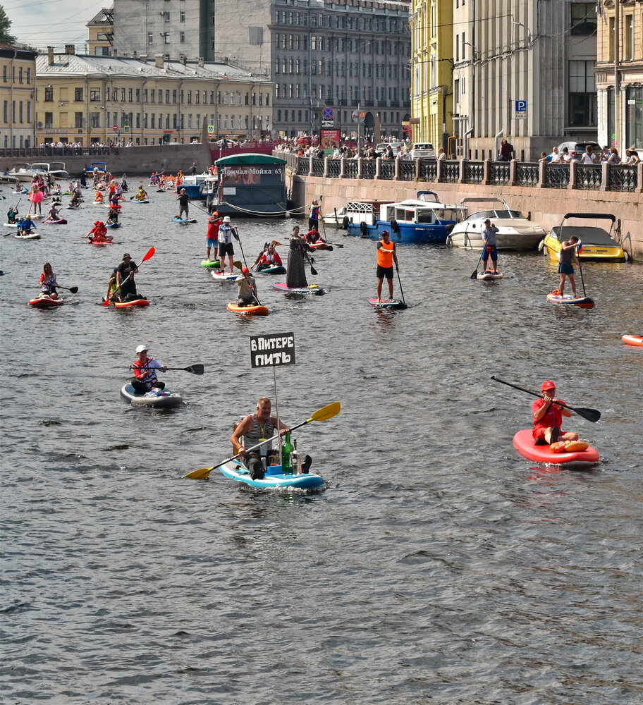 Фестиваль Фонтанка SUP. Петербург
