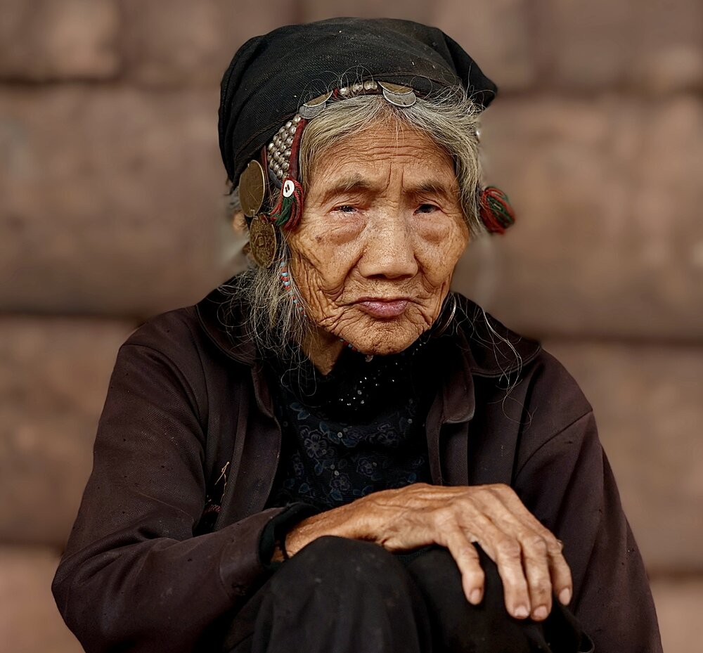 Old woman from Laos