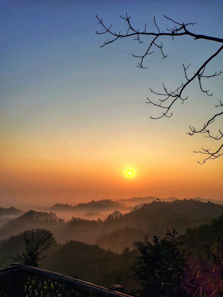 “When the morning light paints the sky in orange, a new story begins.”