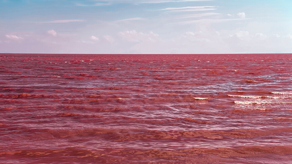 Lake Urmia - Red summer