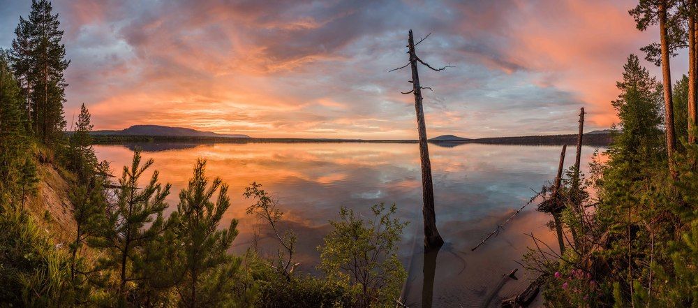 В конце дня на Ангаре