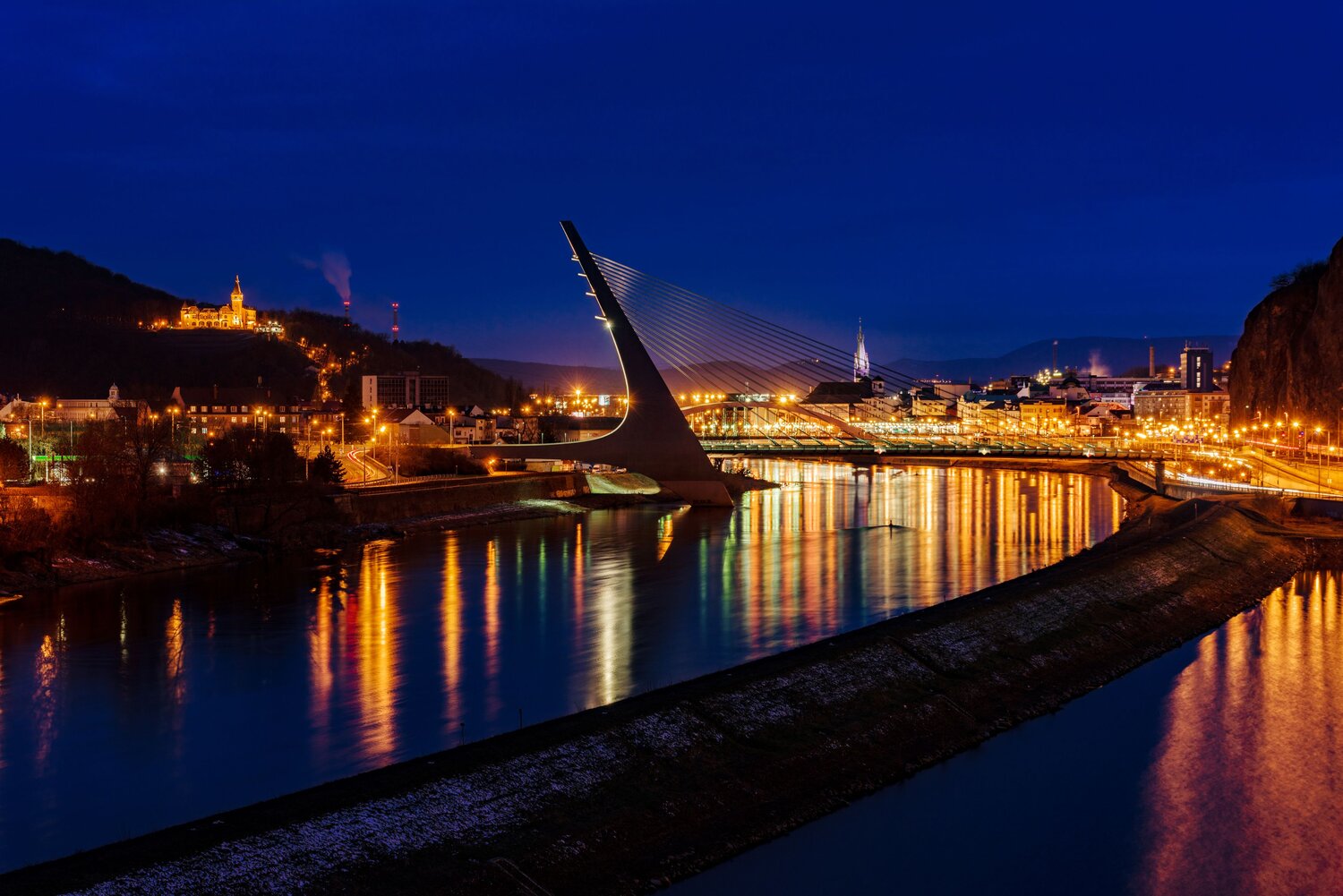 Noční Ústi nad Labem - Czech republic