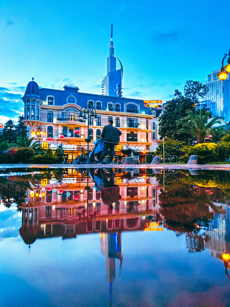 Reflecting the pulse of the city.