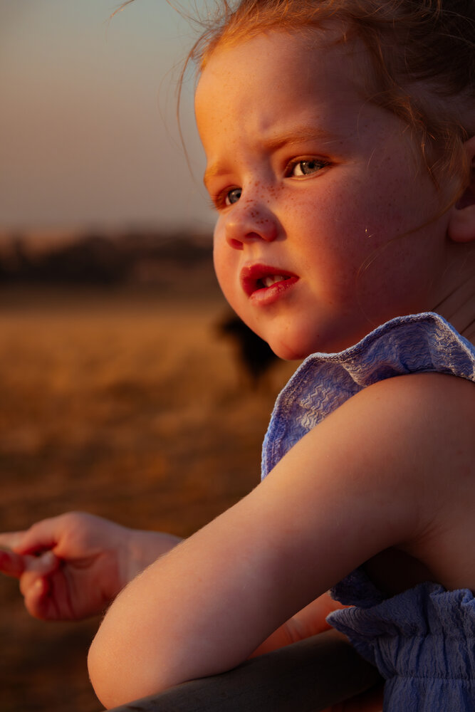 Sun kissed kid