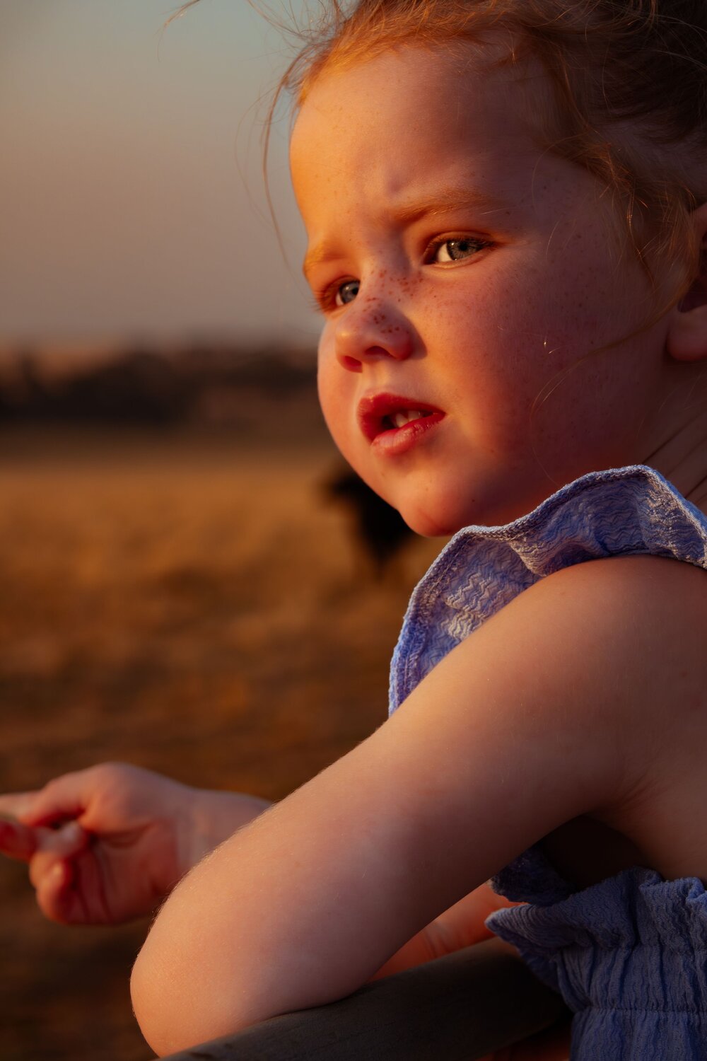 Sun kissed kid