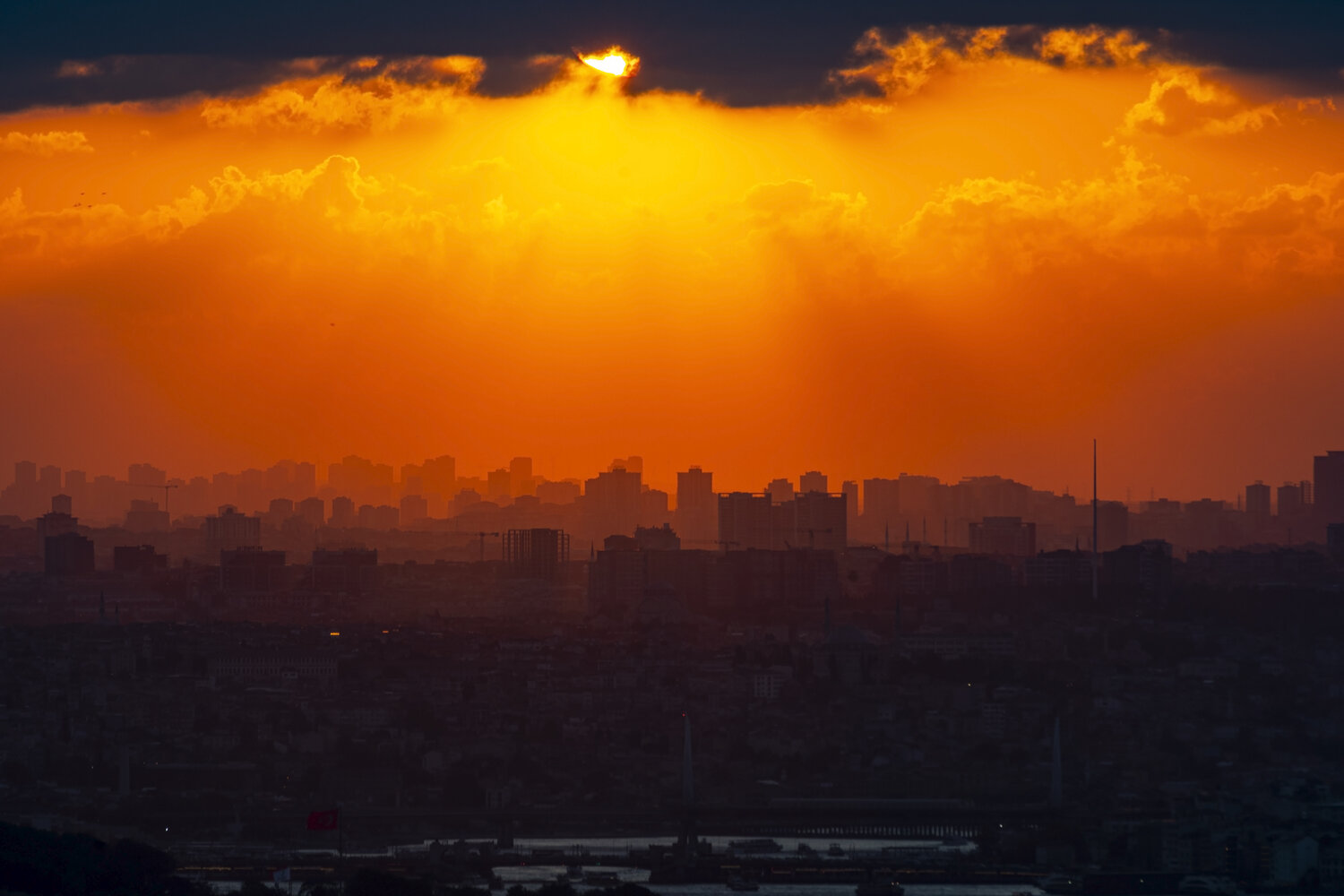 Sunset in Istanbul