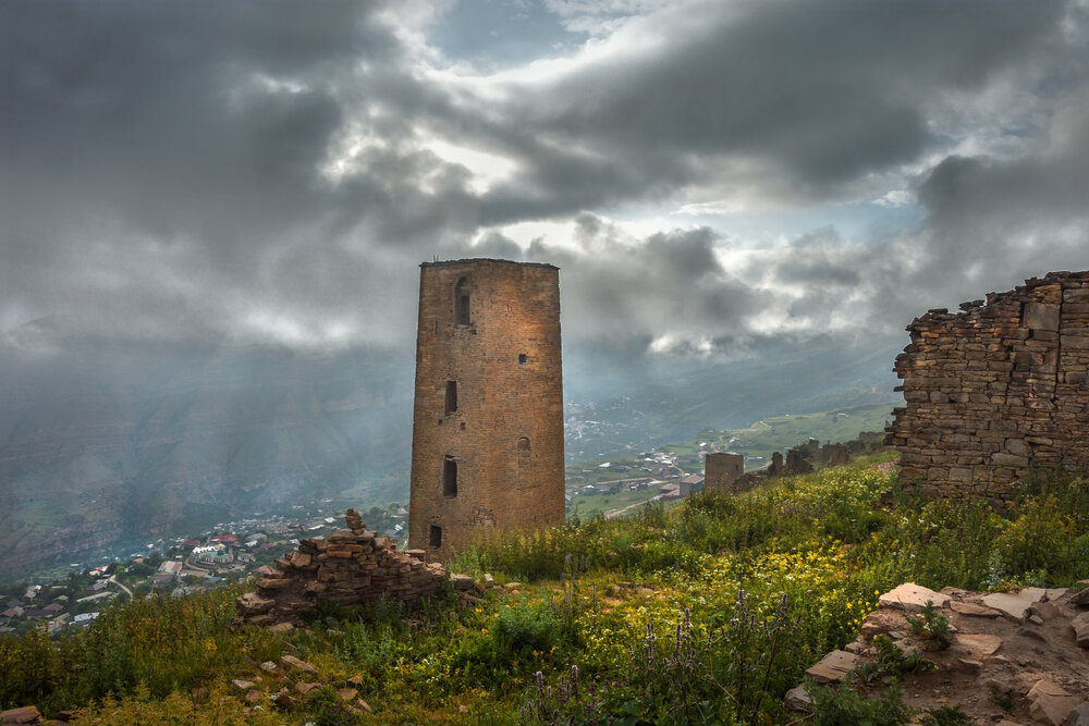 Утро в горах.