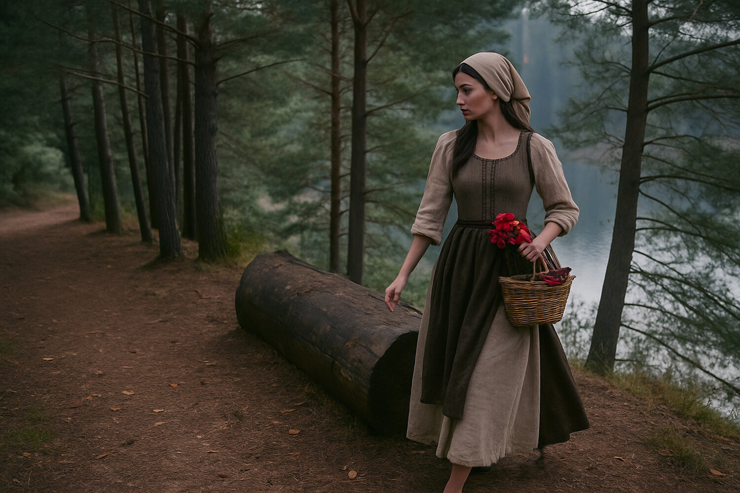In forest