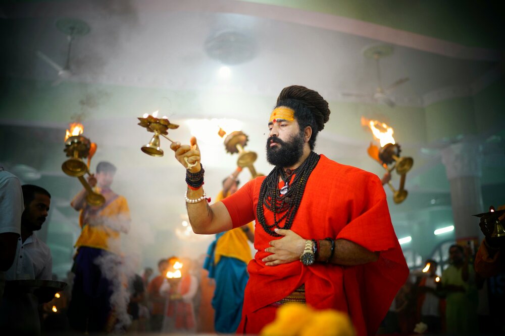 Flame of Faith | Devotion in Saffron