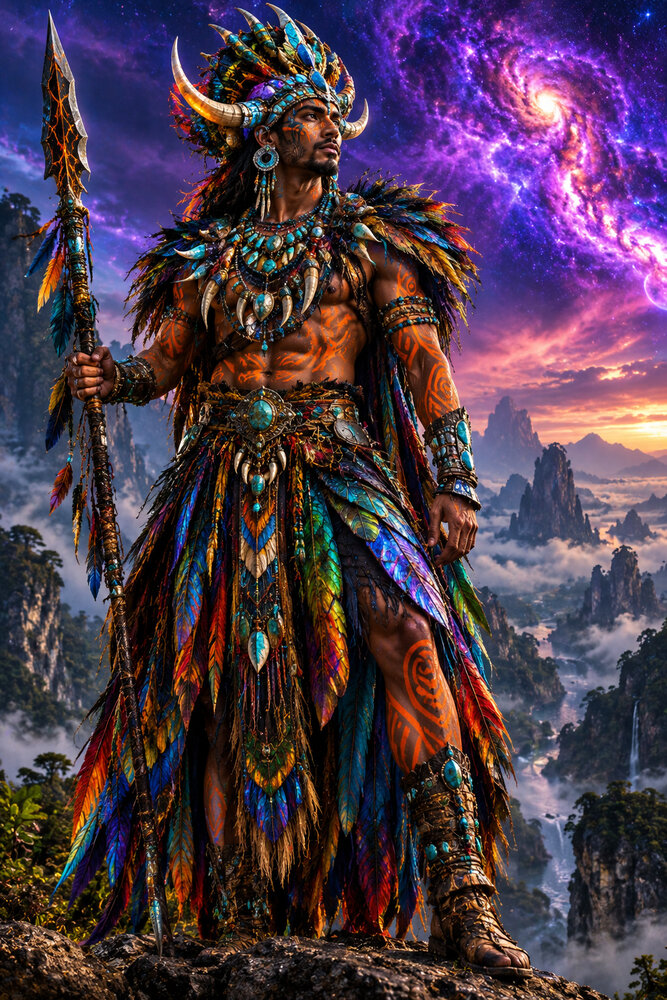 Naga - North East Tribal Indian Warrior