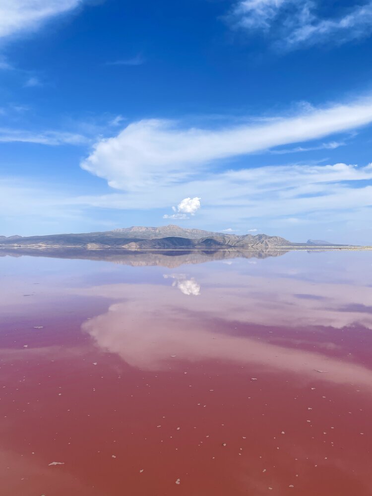 Pink lake
