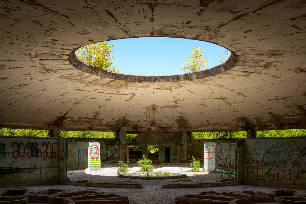 Inside sanatatorium