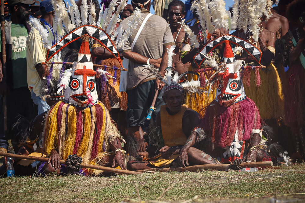 Sitting with spirits