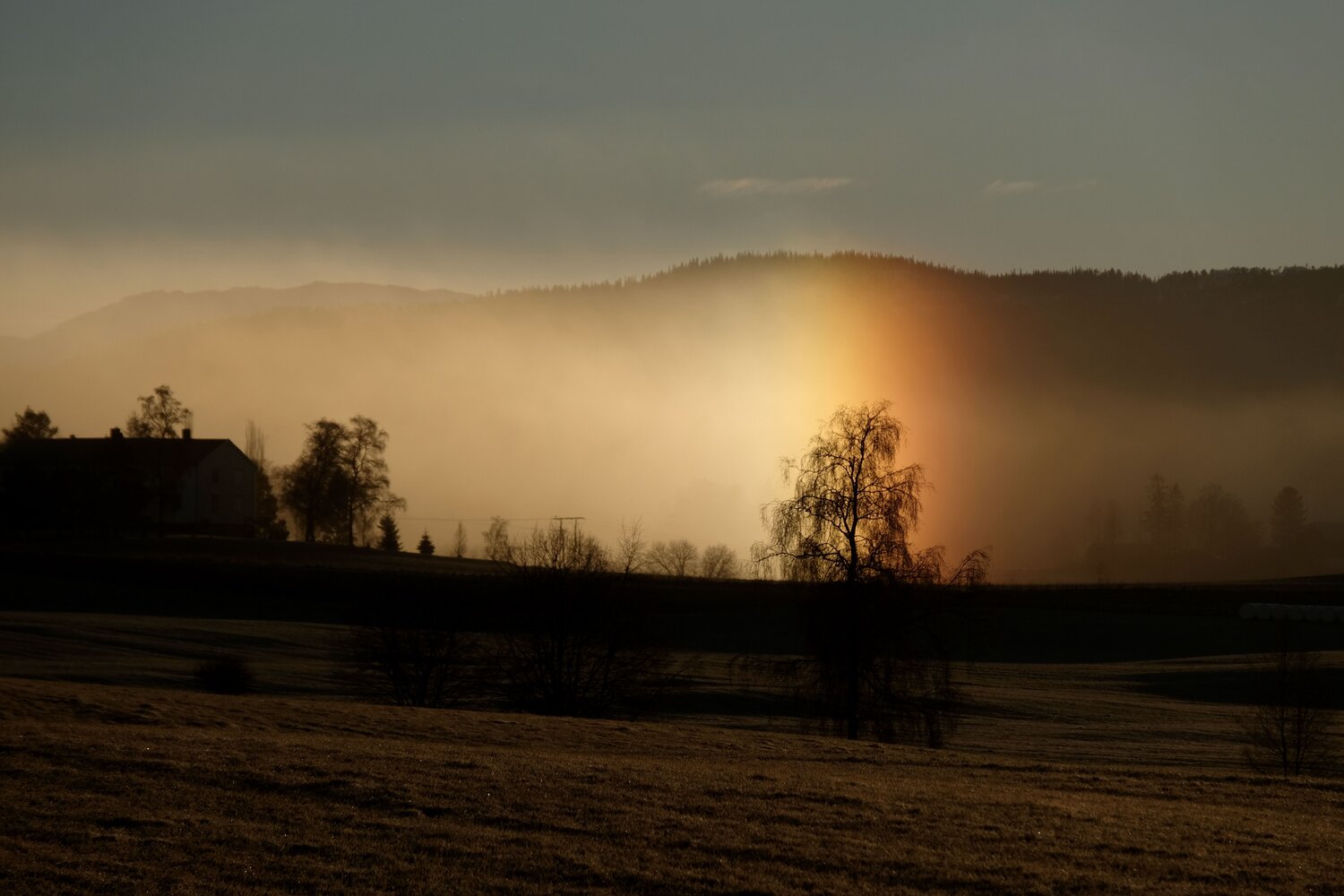 Winter rainbow
