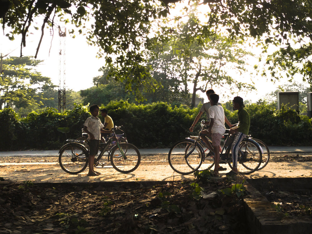 Evening Bicycles