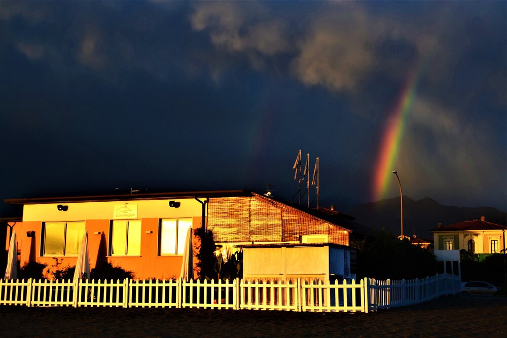 We got ourselves a rainbow
