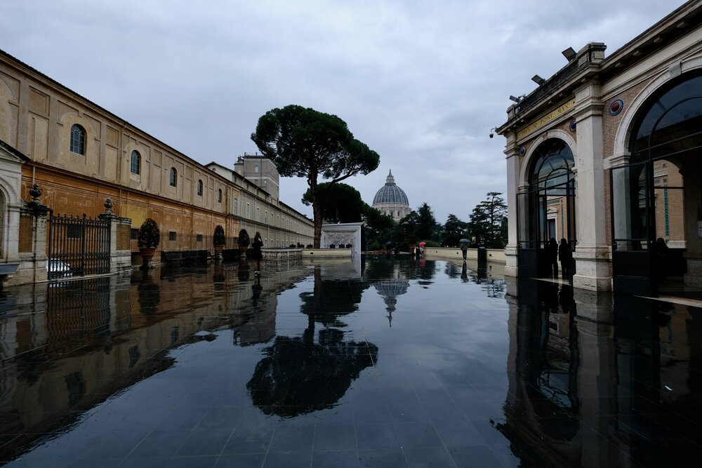 Rain in the Vatican
