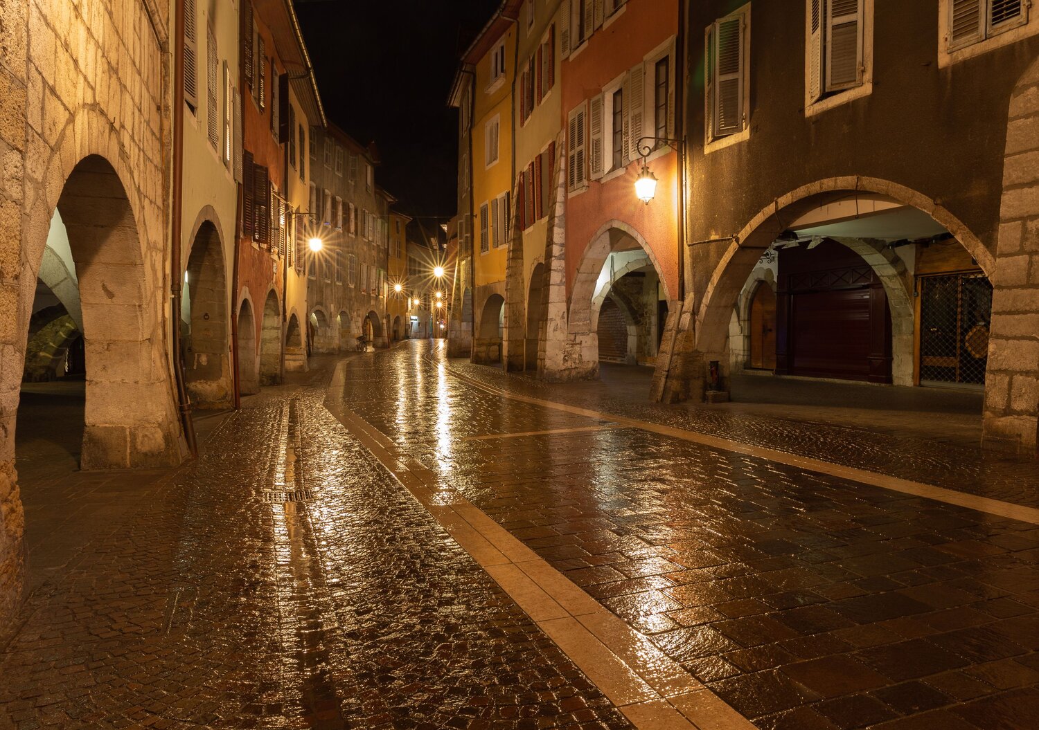 Rainy Night in Annecy
