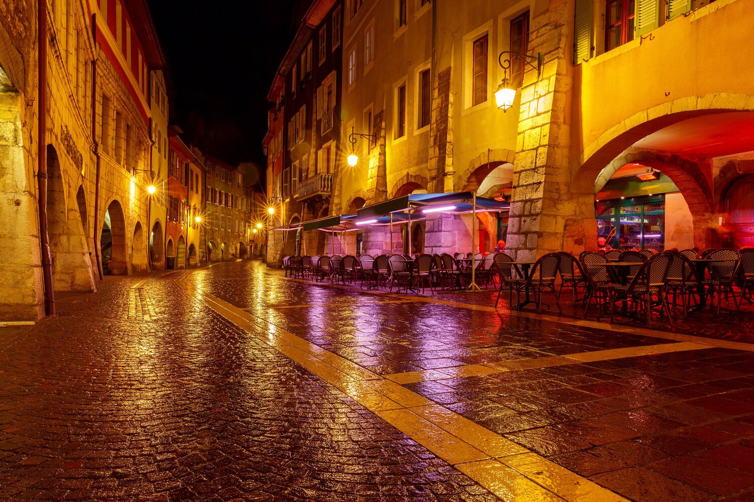 Rainy Night in Annecy