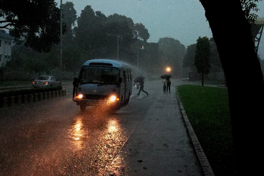 On rainy roads