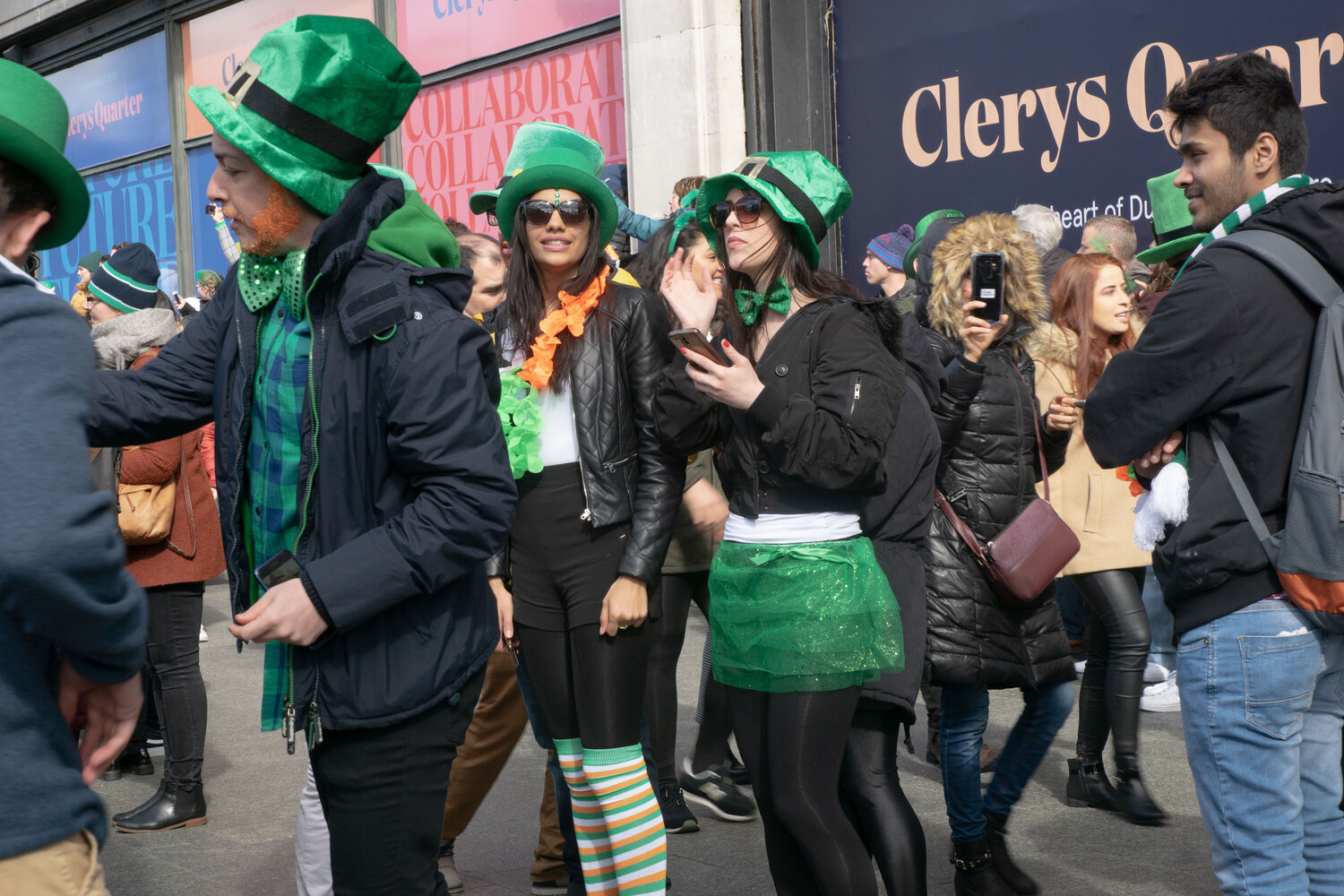 St. Patric\"s day in Dublin