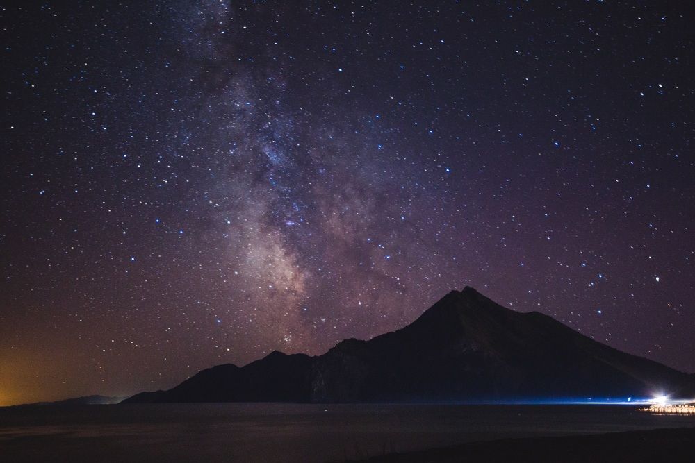 Звездное небо над бухтой Тихая